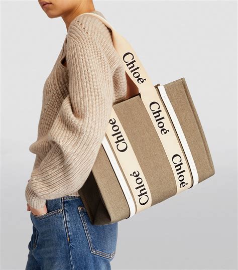 chloe woody tote bag價錢